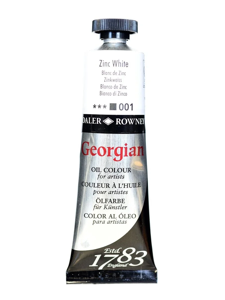 Daler Rowney Georgian Yağlı Boya 38 ml 001 Zinc White