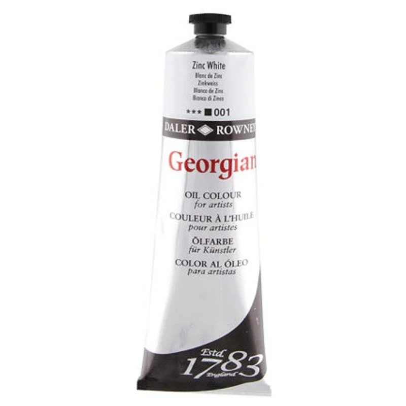 Daler Rowney Georgian Yağlı Boya 225 ml 001 Zinc White