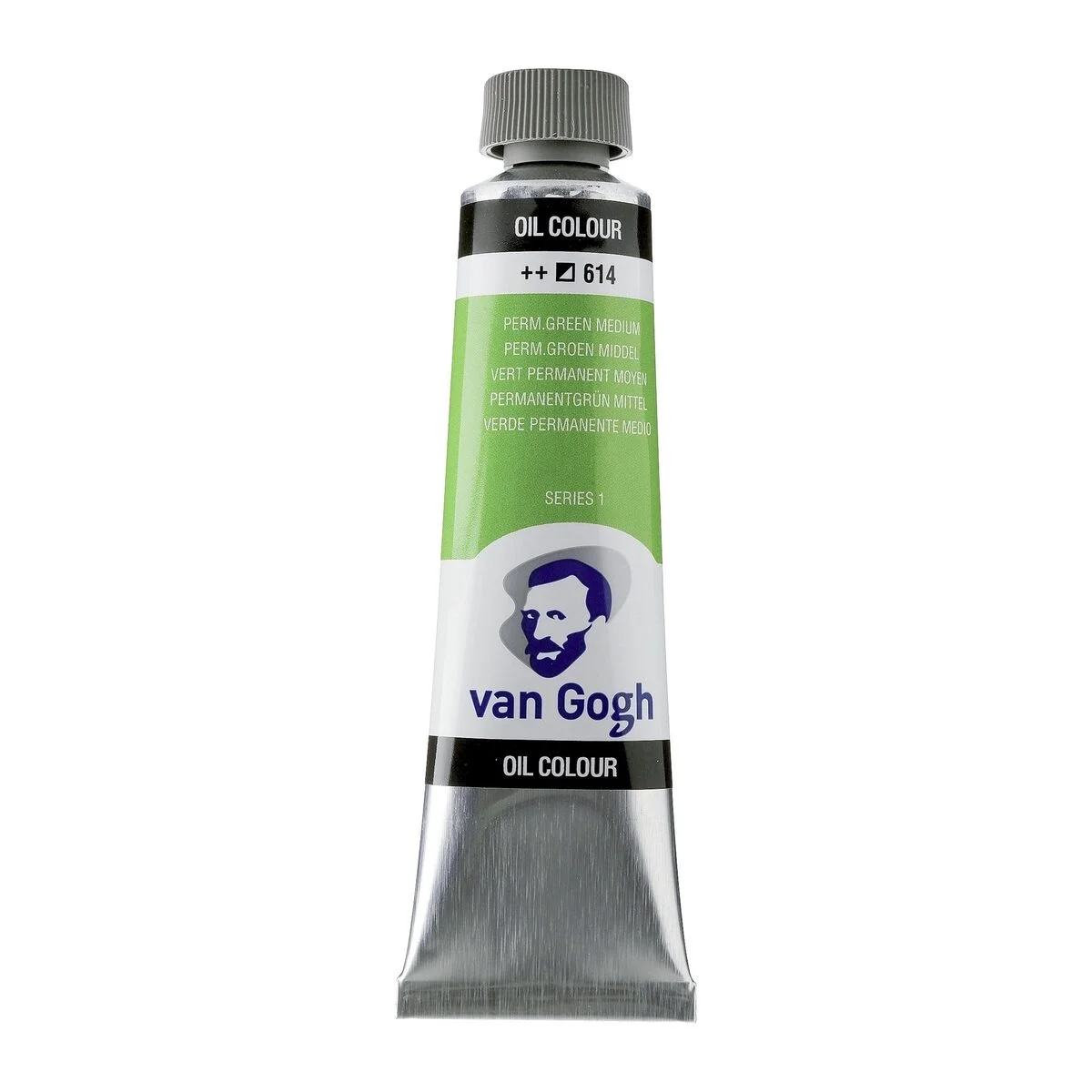 Talens Van Gogh Yağlı Boya 40 ml. 614 Permanent Green Medium