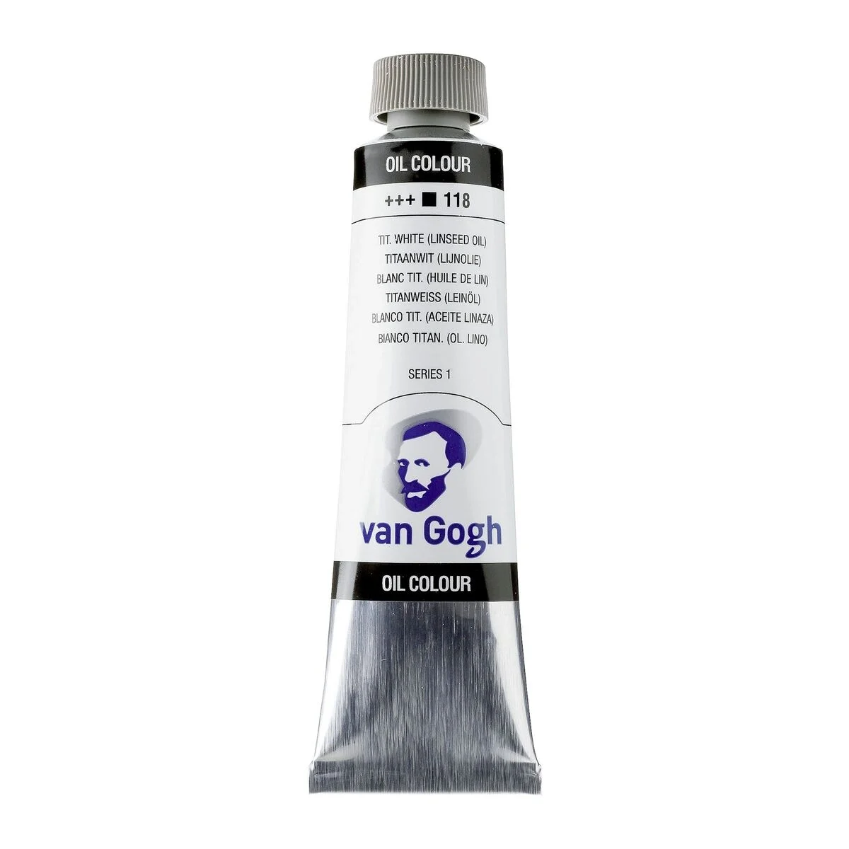Talens Van Gogh Yağlı Boya 40 ml. 118 Titanium White (Linseed Oil)