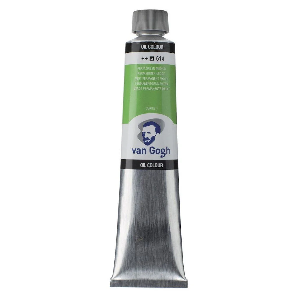 Talens Van Gogh Yağlı Boya 200 ml. 614 Permanent Green Medium