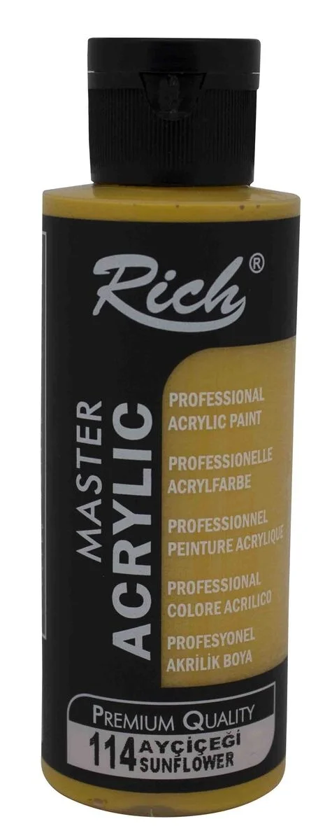 Rich Master Akrilik Boya 120 cc. 114 Ayçiçeği
