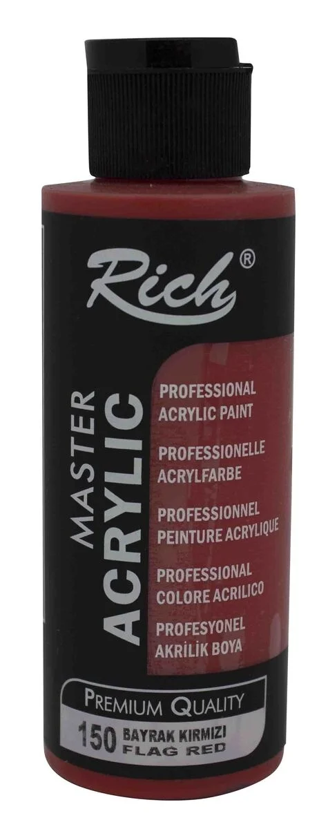 Rich Master Akrilik Boya 120 cc. 150 Bayrak Kırmızı