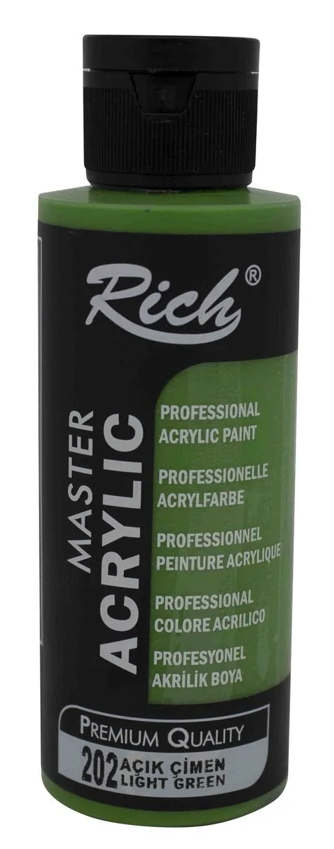 Rich Master Akrilik Boya 120 cc. 202 Açık Çimen