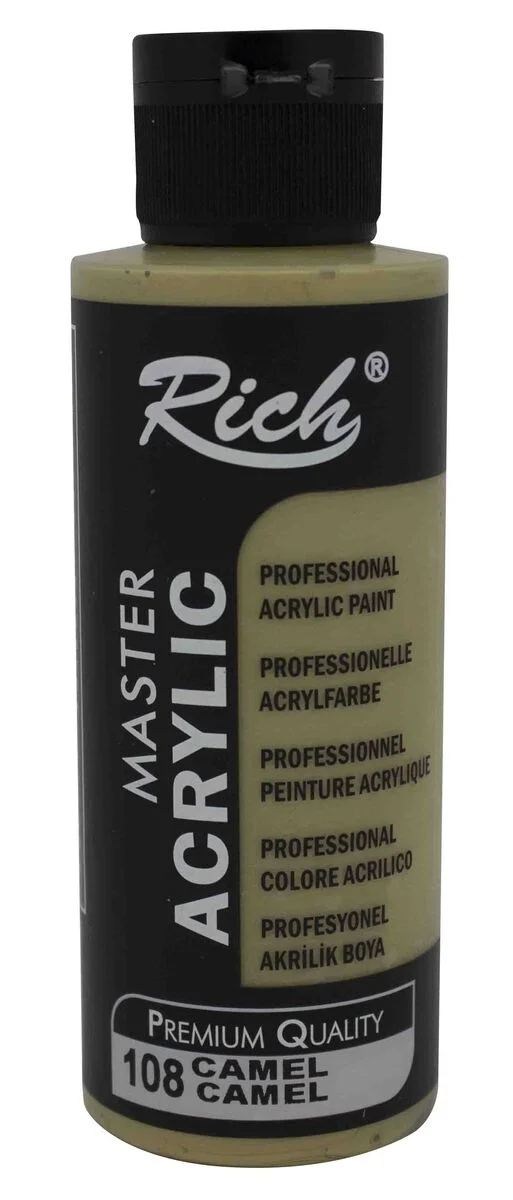 Rich Master Akrilik Boya 120cc Camel Renkli Sanat Boyası