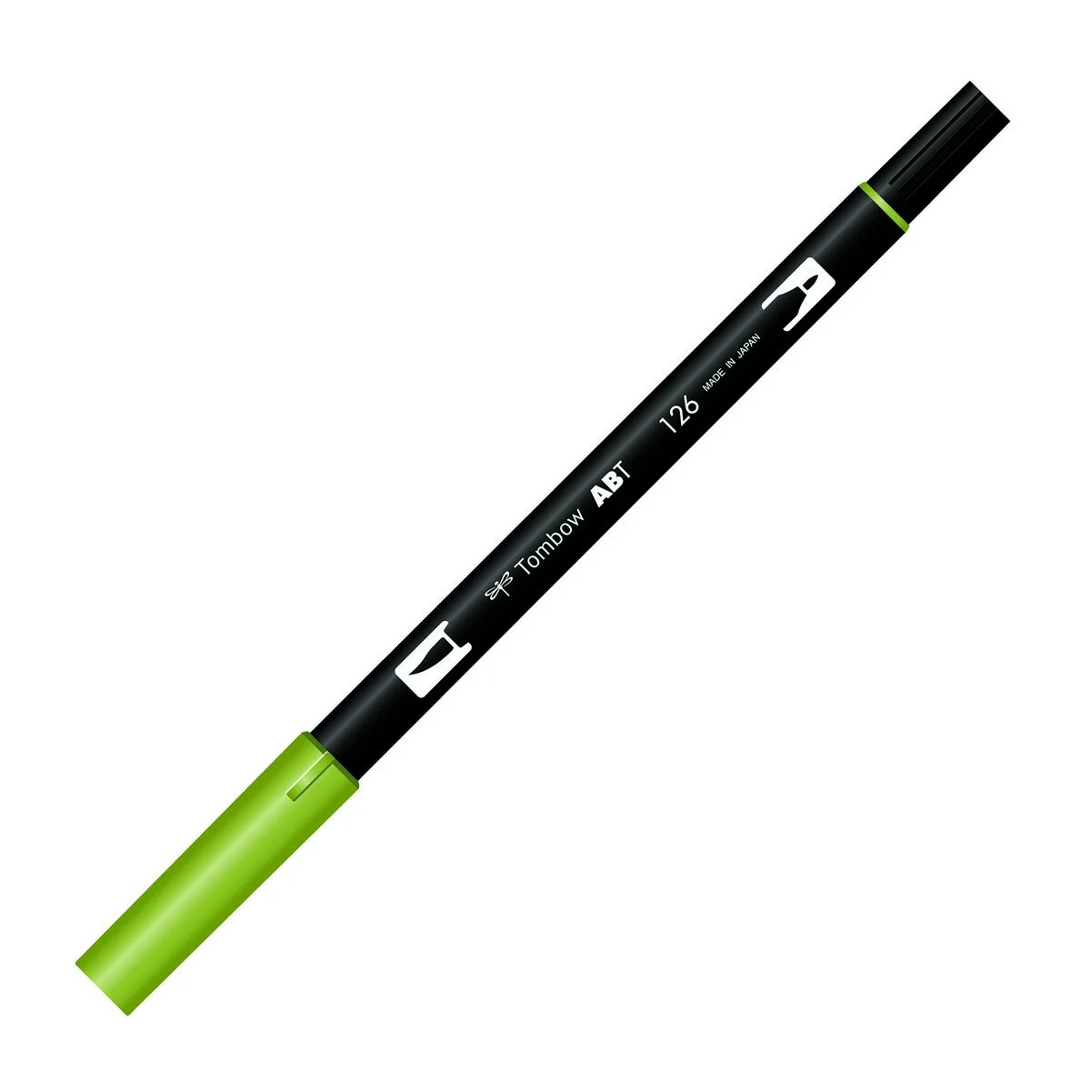 Tombow Dual Brush Pen Grafik Çizim Kalemi, fırça ve yuvarlak uçlu