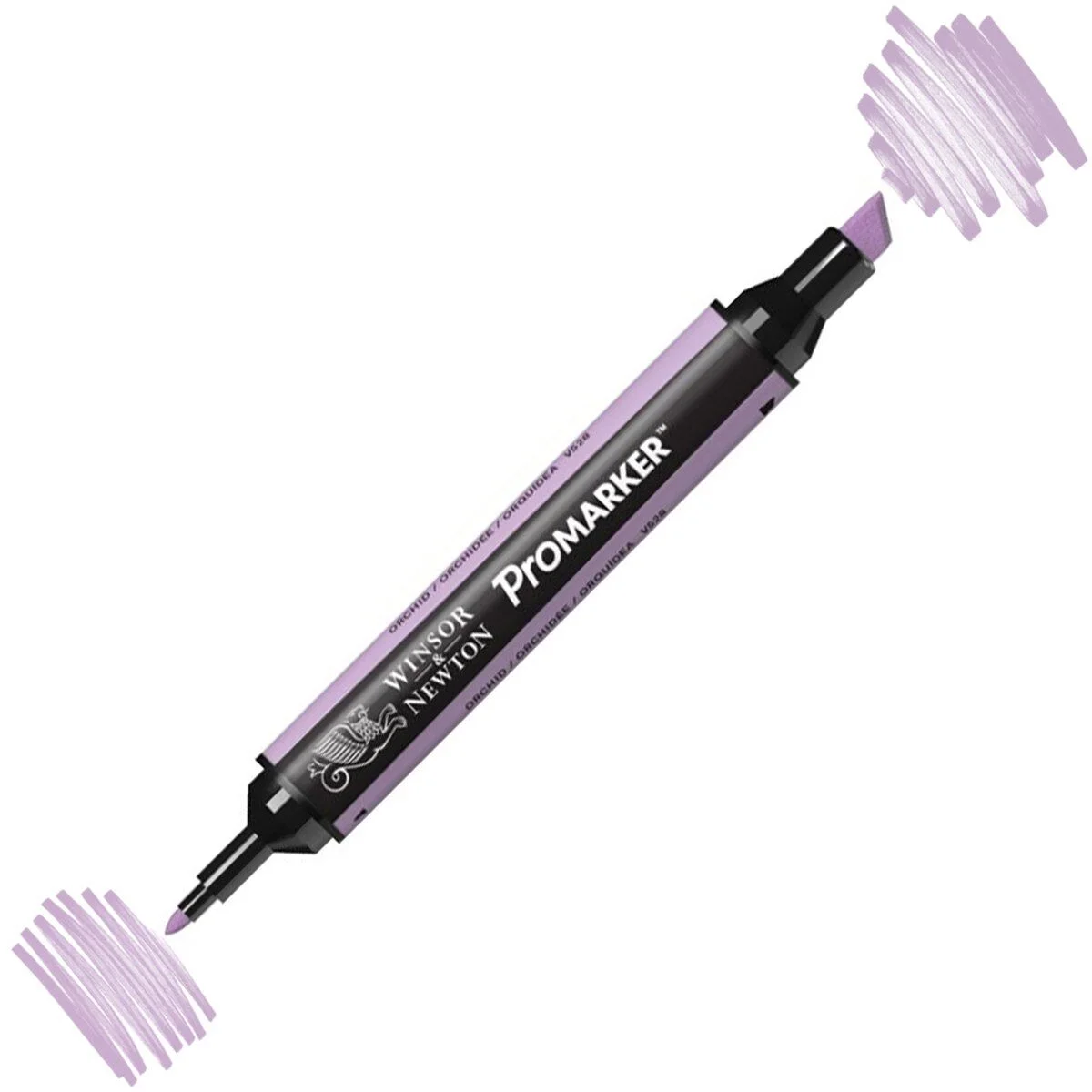 Winsor & Newton ProMarker Orchid V528 kalem, iki uçlu, kalıcı mürekkepten, renkli ilüstrasyon kalem