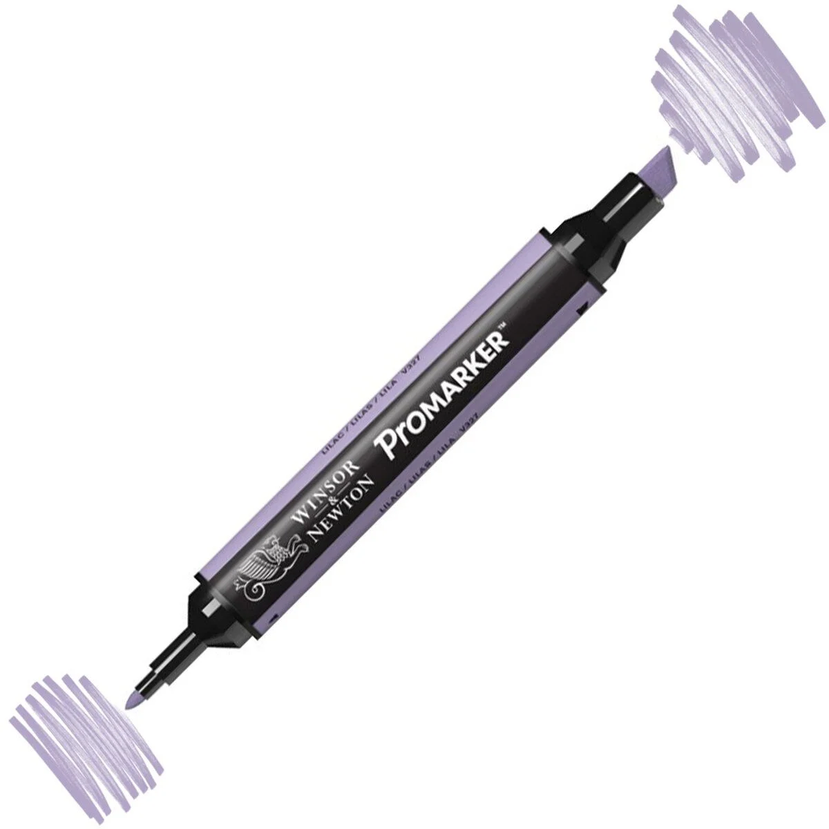 Winsor & Newton ProMarker Lilac V327 kalem, iki uçlu, alkol bazlı mürekkep, renkli çizim