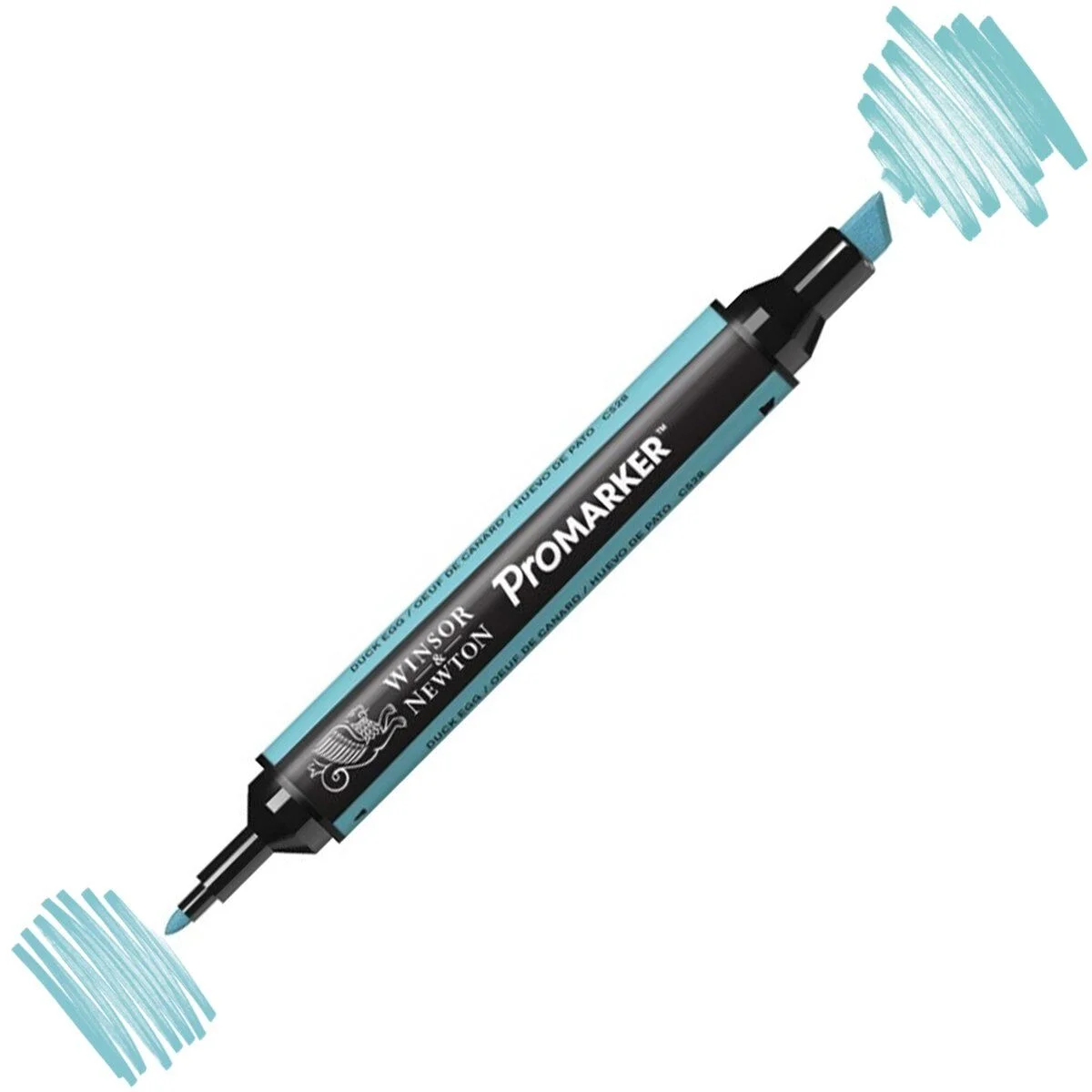 Winsor & Newton ProMarker Duck Egg C528 kalem, iki uçlu, kalıcı mürekkep