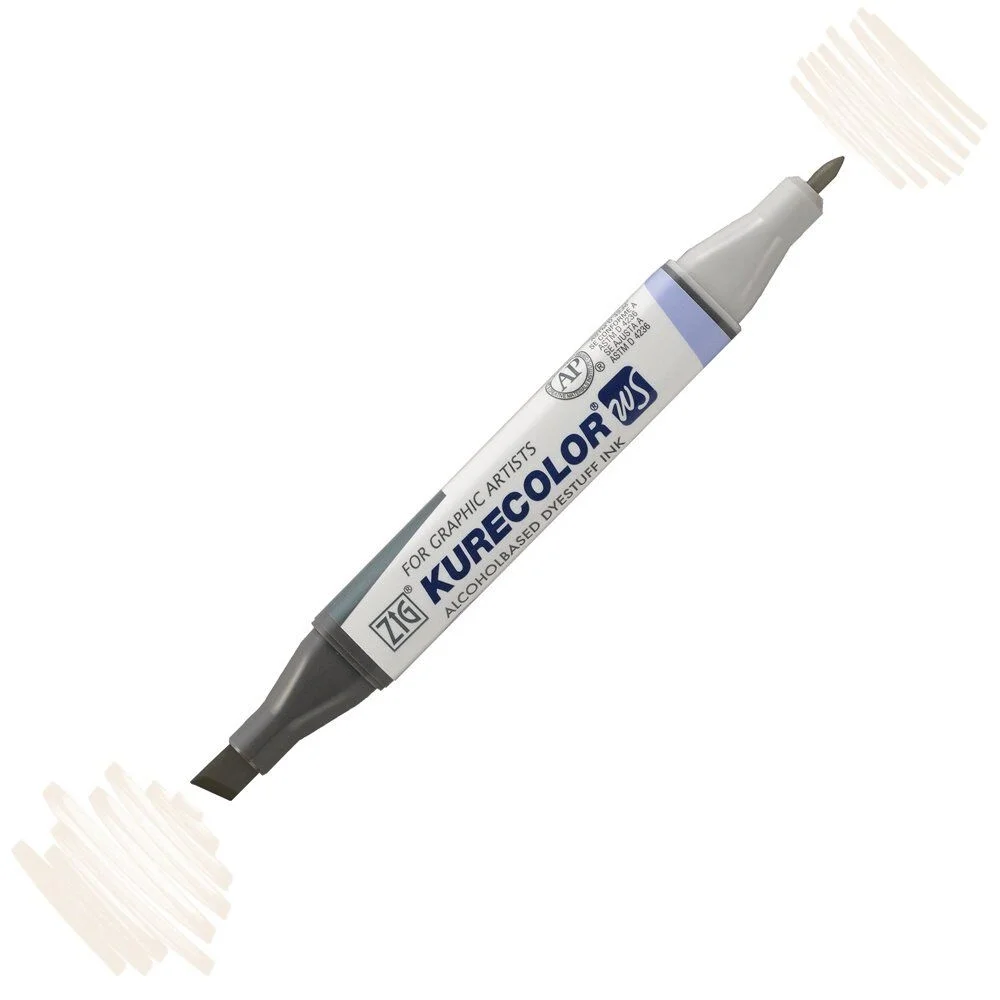 Zig Kurecolor Twin S Marker W.02 Warm Gray Grafik Çizim Kalem