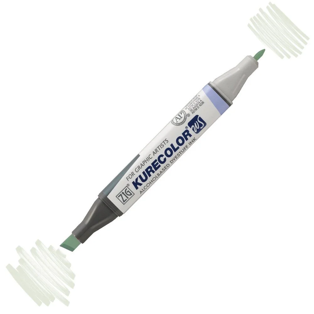 Zig Kurecolor Twin S Grafik Marker 331 Ice Tint, alkol tabanlı, profesyonel çizim kalemi