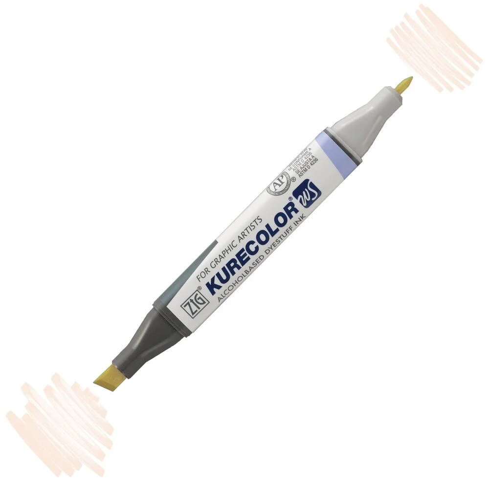 Zig Kurecolor Twin S Grafik Çizim Marker, 135 Renk, Alkol Tabanlı, Yeniden Doldurulabilir