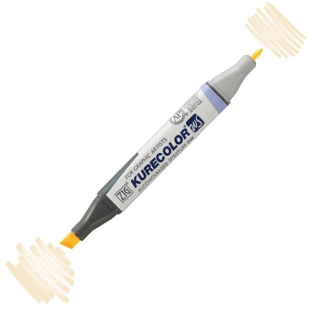Zig Kurecolor Twin S Grafik Çizim Marker Kalemi 420 Flesh Colour