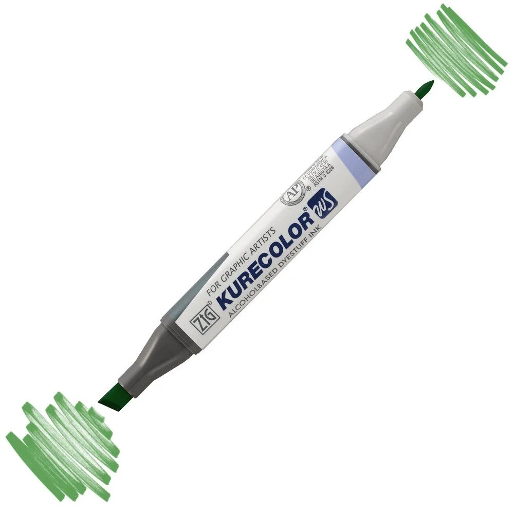 Zig Kurecolor Twin S Grafik Çizim Marker 505 May Green