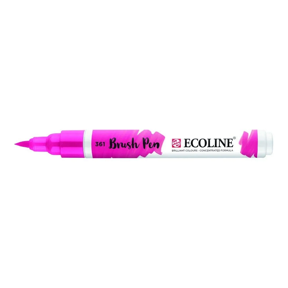 Talens Ecoline Brush Pen, fırça uçlu, sıvı mürekkep, sanat kalem