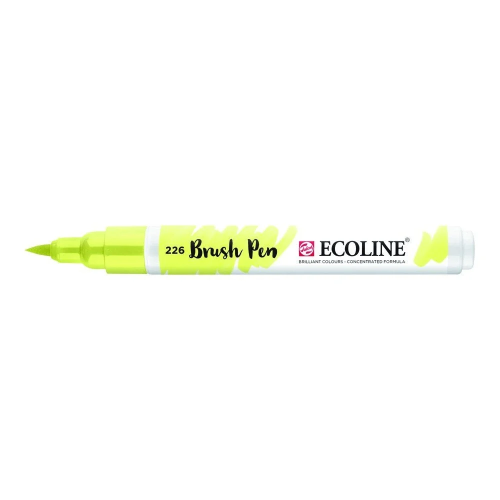 Talens Ecoline Brush Pen Fırça Uçlu Kalem 226 Pastel Yellow