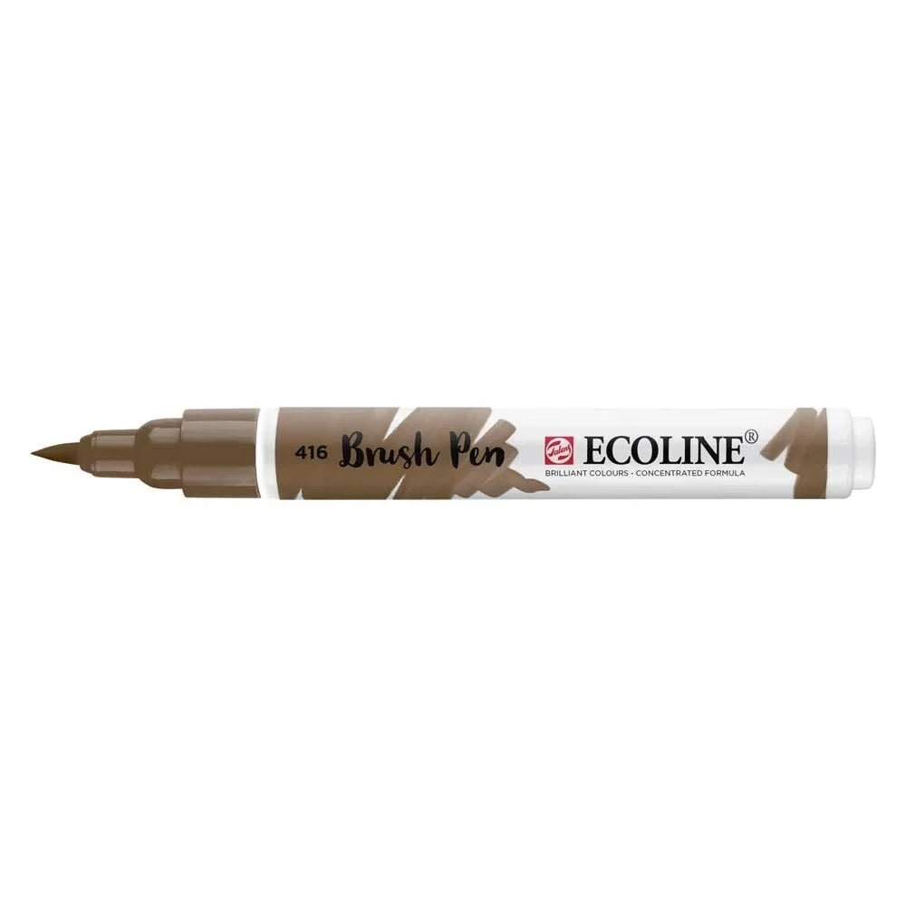 Talens Ecoline Brush Pen Fırça Uçlu Kalem 416 Sepia