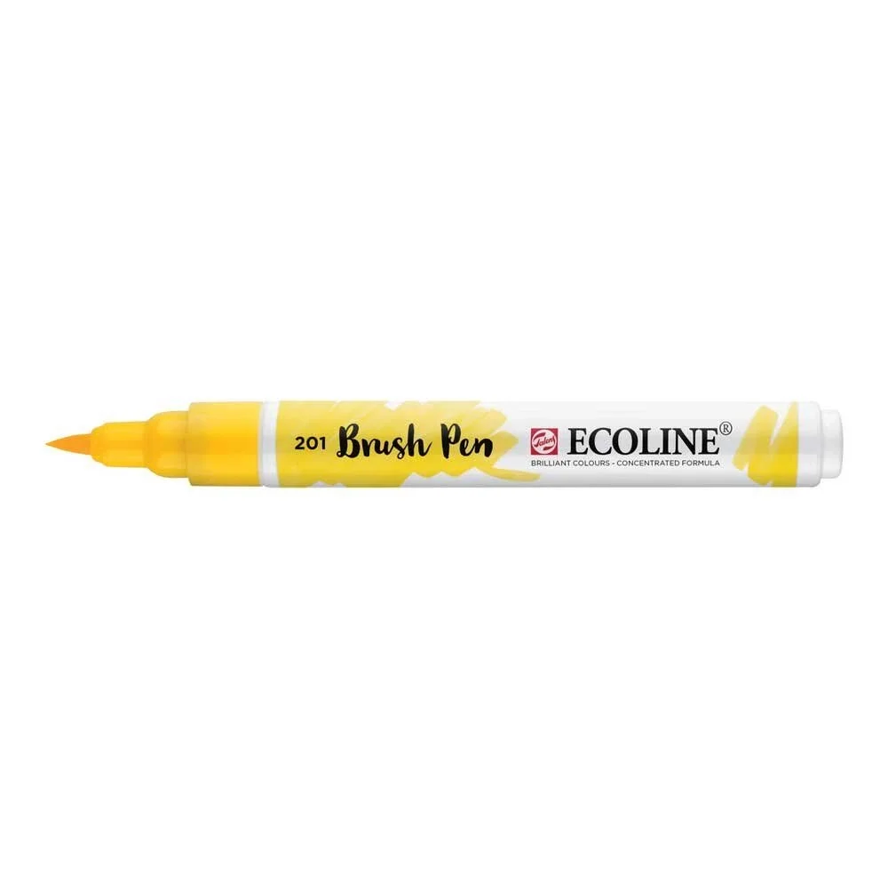 Talens Ecoline Brush Pen Fırça Uçlu Kalem 201 Light Yellow