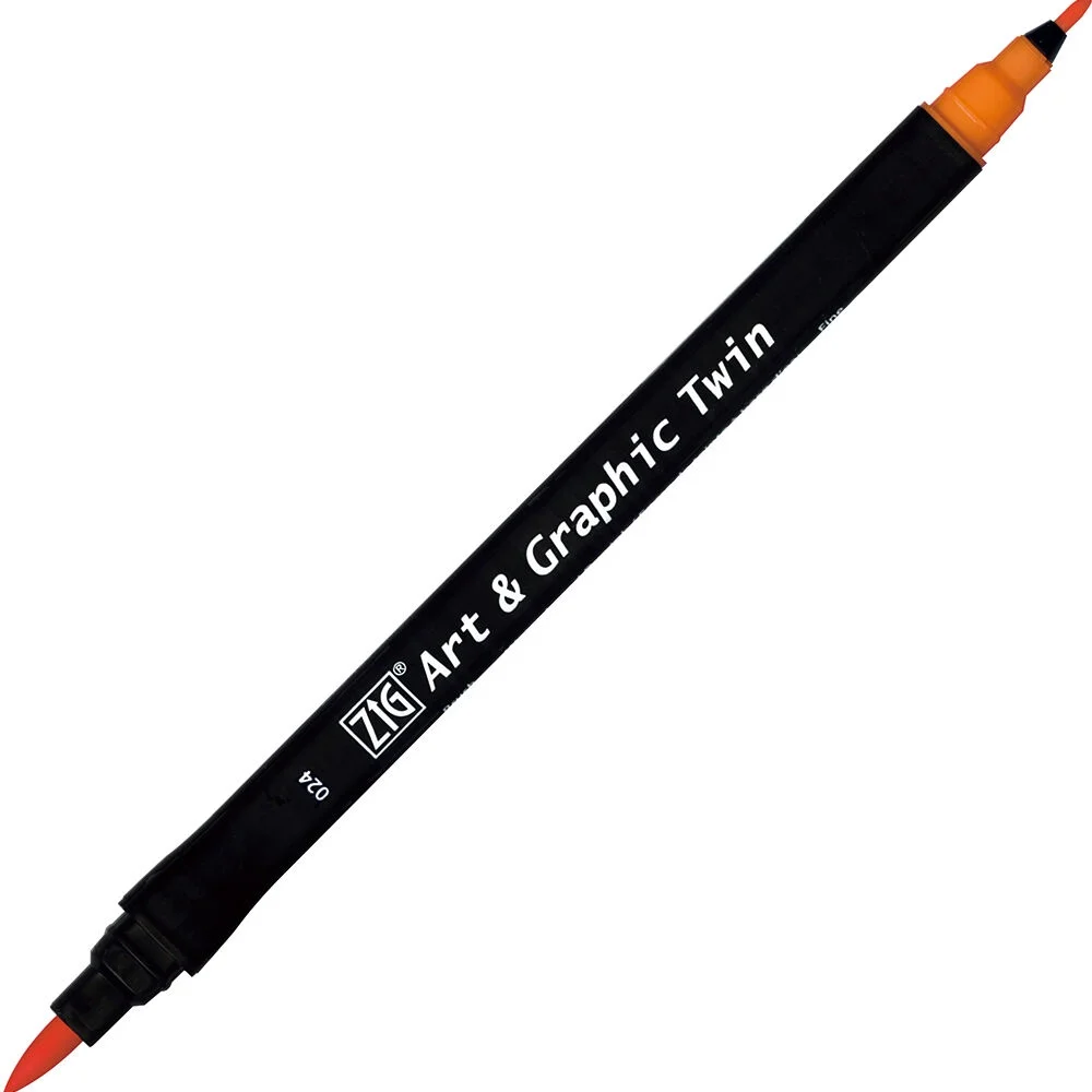 Zig Art & Graphic Twin Marker Çizim Kalemi 24 Scarlet