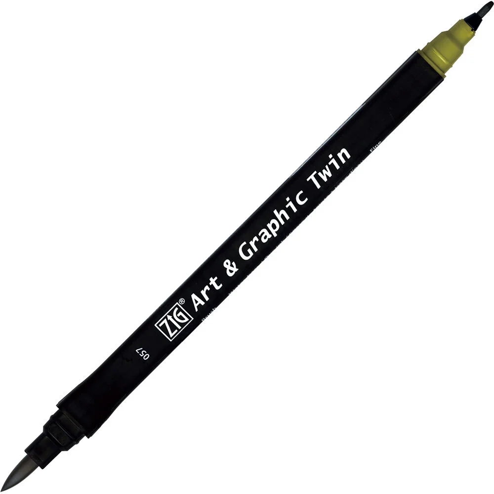 Zig Art & Graphic Twin Marker Çizim Kalemi 57 Olive Green