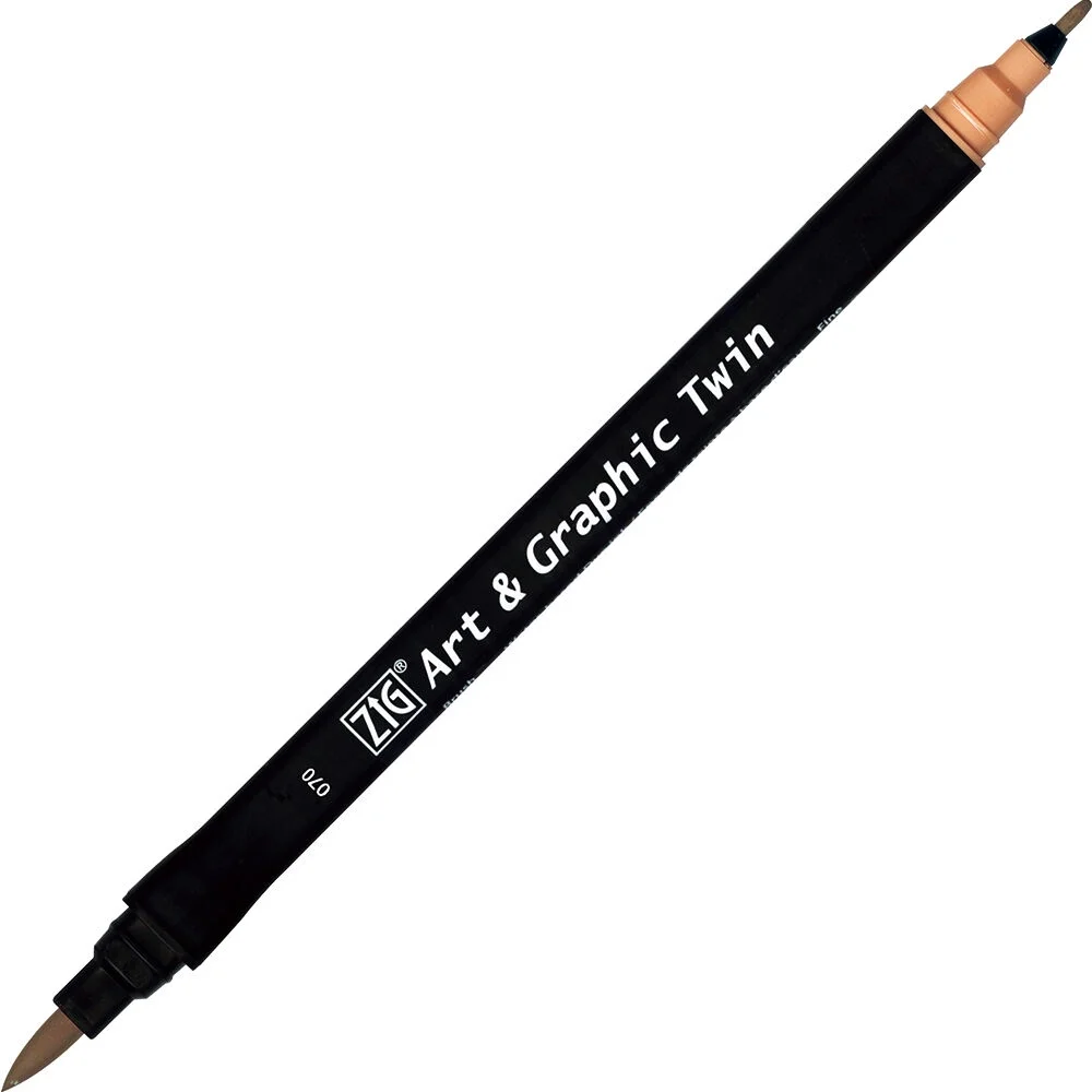 Zig Art & Graphic Twin Marker Çizim Kalemi 70 Burnt Ochre