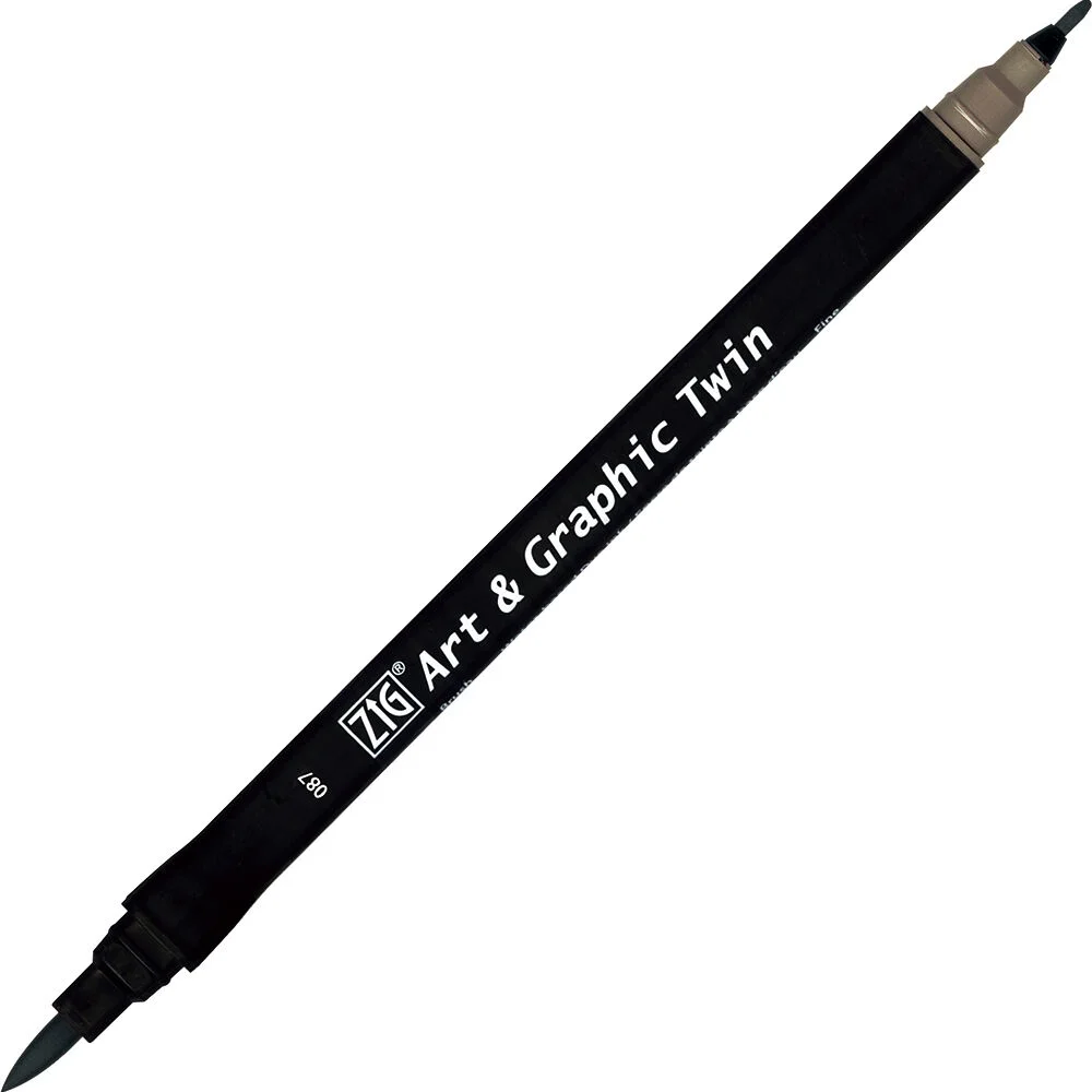 Zig Art & Graphic Twin Marker Çizim Kalemi 87 Cool Grey 9
