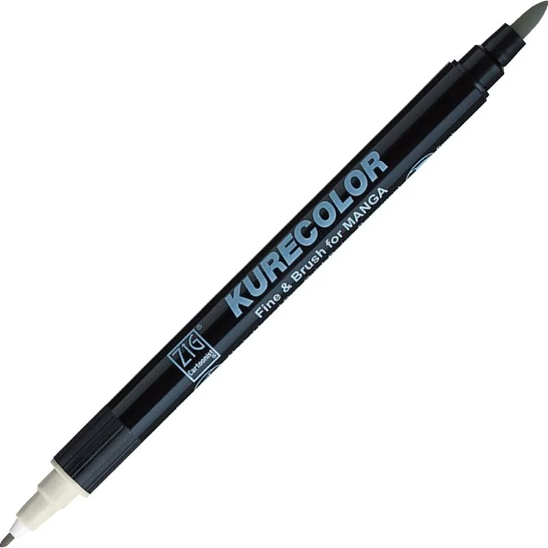 Zig Kurecolor Manga Marker C.01 Cool Gray Fırça Ucu