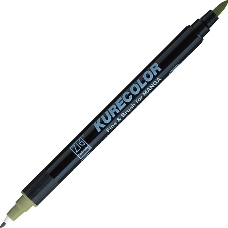 Zig Kurecolor Manga Marker 841 Pale Dawn Gray Fine Brush Uçlu