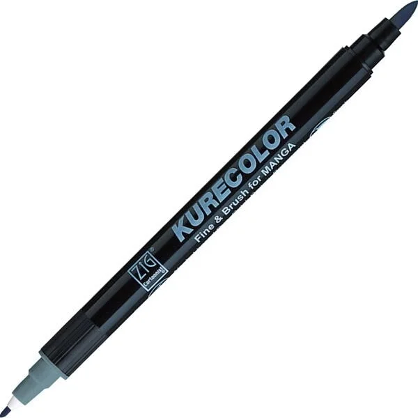 Zig Kurecolor Manga Marker 824 Blue Gray Fırça Ucu