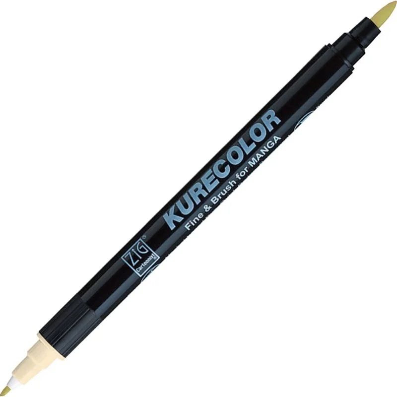 Zig Kurecolor Fine & Brush for MANGA Marker Çizim Kalemi 423 Vanilla