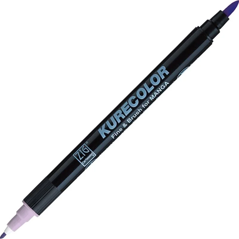 Zig Kurecolor Fine & Brush for MANGA Marker Çizim Kalemi 602 Lilac