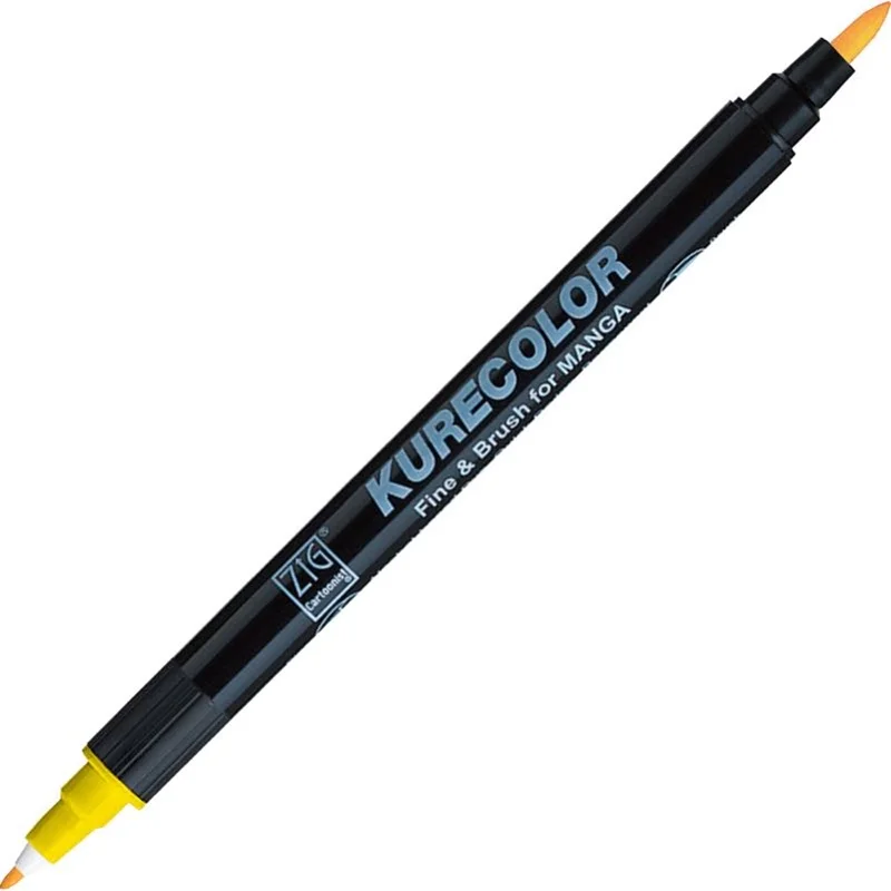 Zig Kurecolor Manga Marker 104 Mid Yellow Fırça Ucu