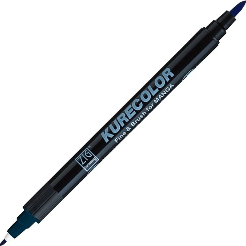 Zig Kurecolor Manga Marker 339 Mavi Fırça Ucu