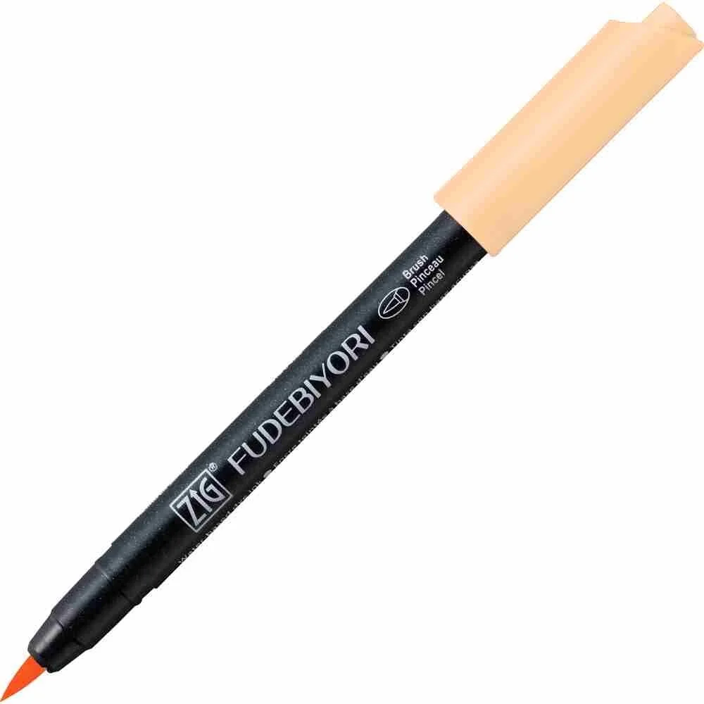 Zig Fudebiyori Brush Pen 54 Palet Orange, su bazlı, esnek fırça ucu