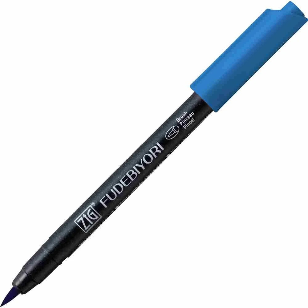 Zig Fudebiyori Brush Pen, su bazlı fırça ucu kalem, kalın hat çizim