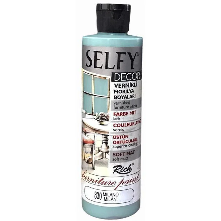 Rich Selfy Decor Vernikli Boya 240 cc 830 Milano Dekoratif Boya