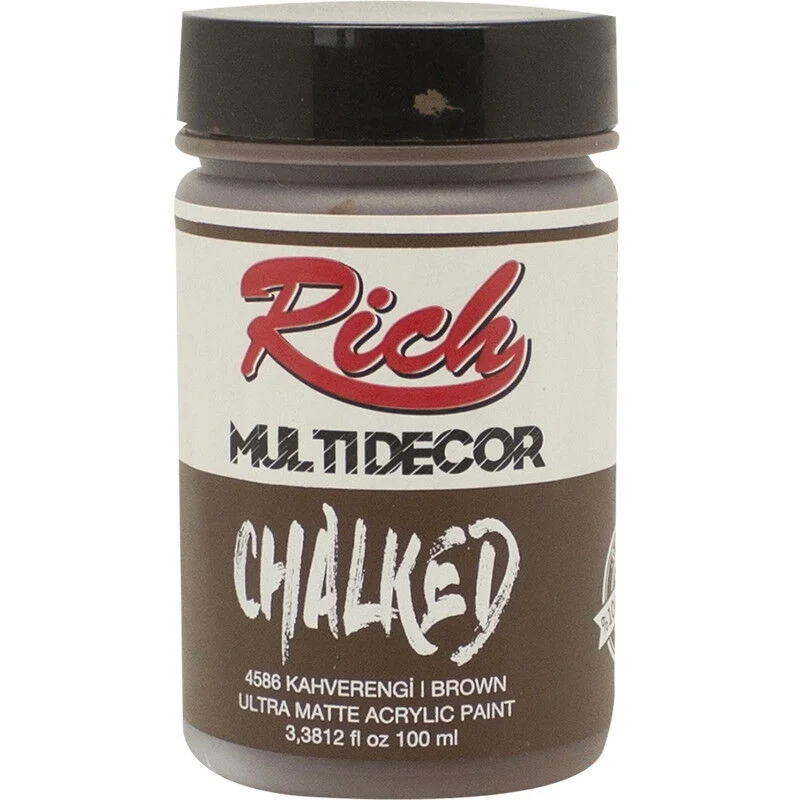 Rich Multi Decor Chalked Akrilik Boya 100 cc. 4586 KAHVERENGİ