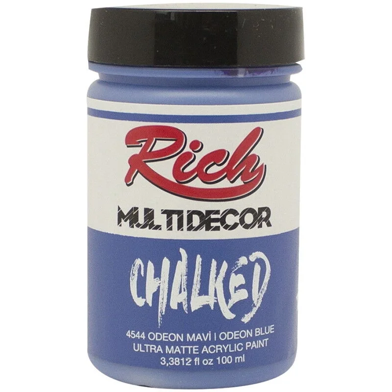 Rich Multi Decor Chalked Akrilik Boya 100 cc. 4544 ODEON MAVİ