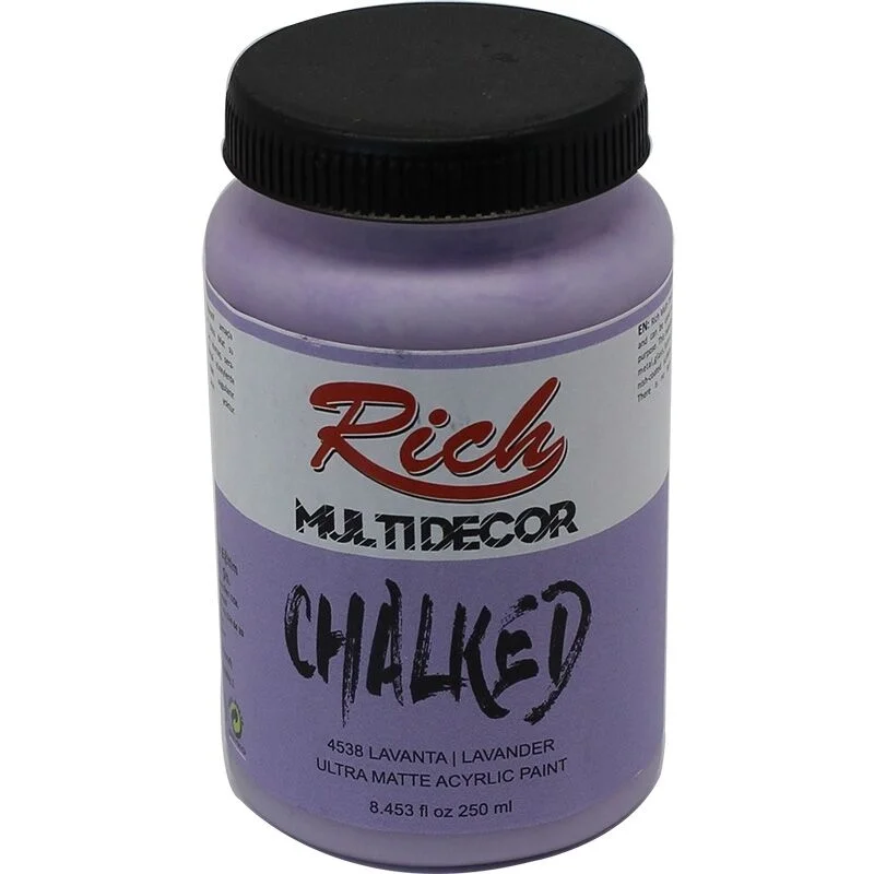 Rich Multi Decor Chalked Akrilik Boya 250 cc. 4538 LAVANTA