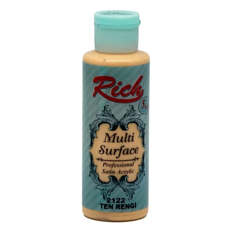 Rich Multi Surface Her Yüzey İçin Akrilik Boya 120 cc. 2122 TEN RENGİ
