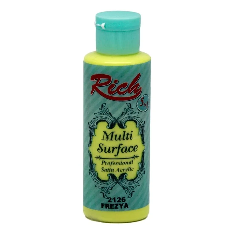 Rich Multi Surface Akrilik Boya 120 cc Frezya Her Yüzey İçin