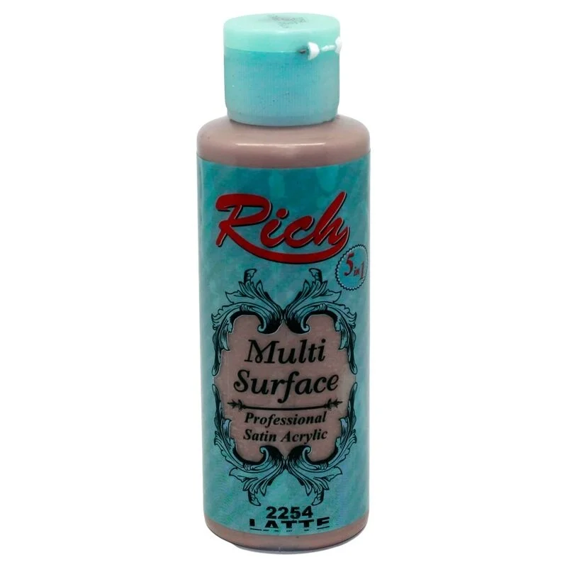 Rich Multi Surface Her Yüzey İçin Akrilik Boya 120 cc. 2254 LATTE