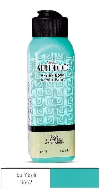 Artdeco Akrilik Boya 140 ml. 3662 SU YEŞİLİ