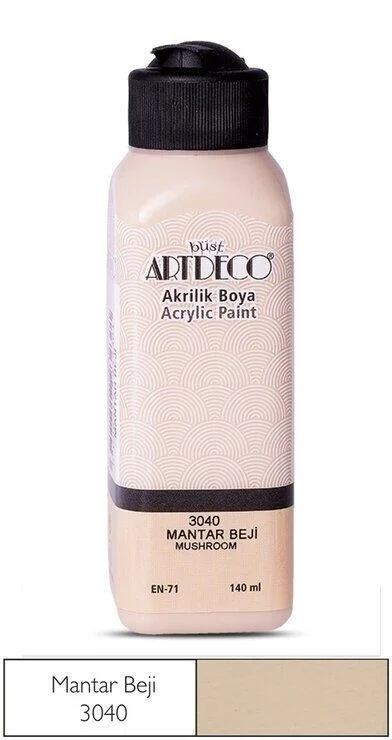 Artdeco Akrilik Boya 140 ml. 3040 MANTAR BEJİ