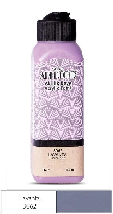 Artdeco Akrilik Boya 140 ml. 3062 LAVANTA