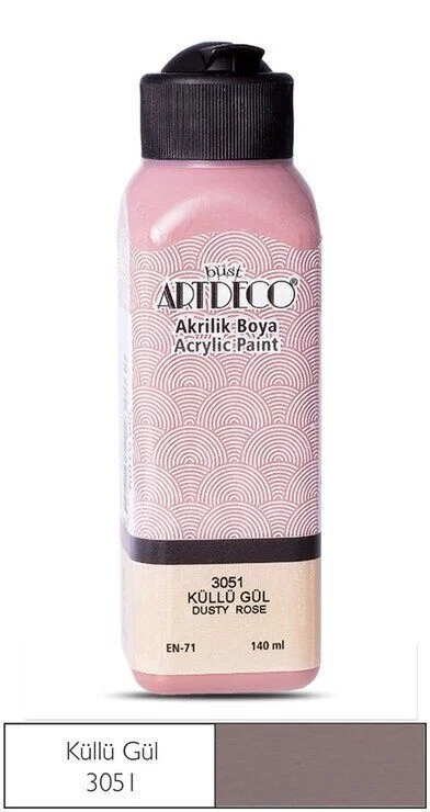 Artdeco Akrilik Boya 140 ml. 3051 KÜLLÜ GÜL