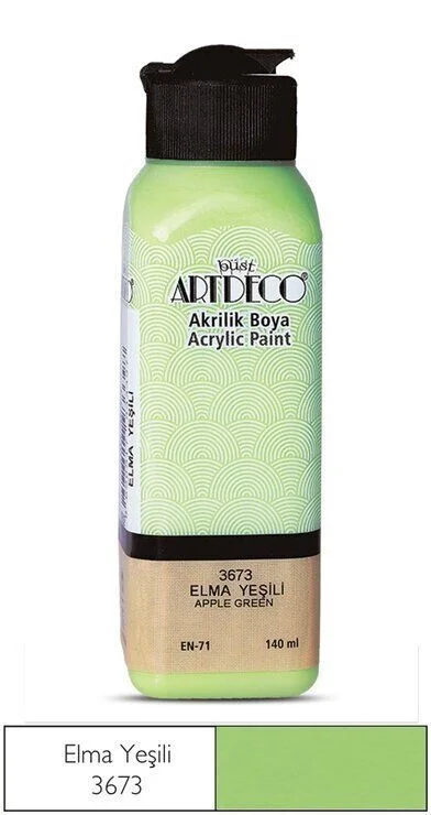 Artdeco Akrilik Boya 140 ml. 3673 ELMA YEŞİLİ