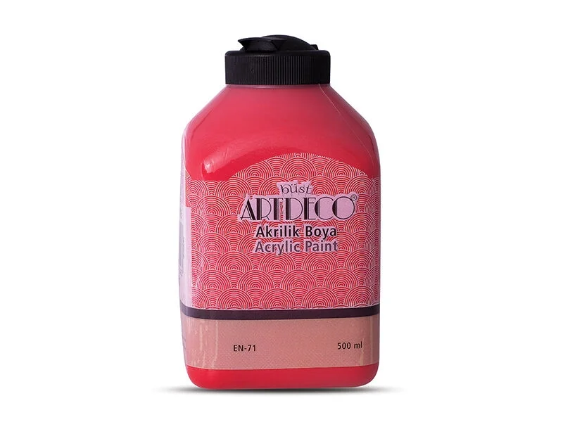 Artdeco Akrilik Boya 500 ml. 3016 KIRMIZI