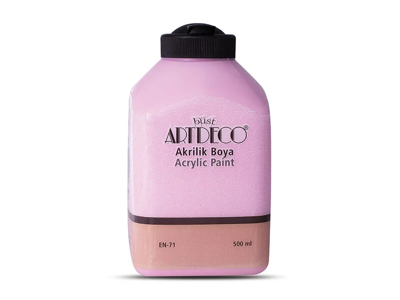 Artdeco Akrilik Boya 500 ml. 3018 ŞAKAYIK PEMBE