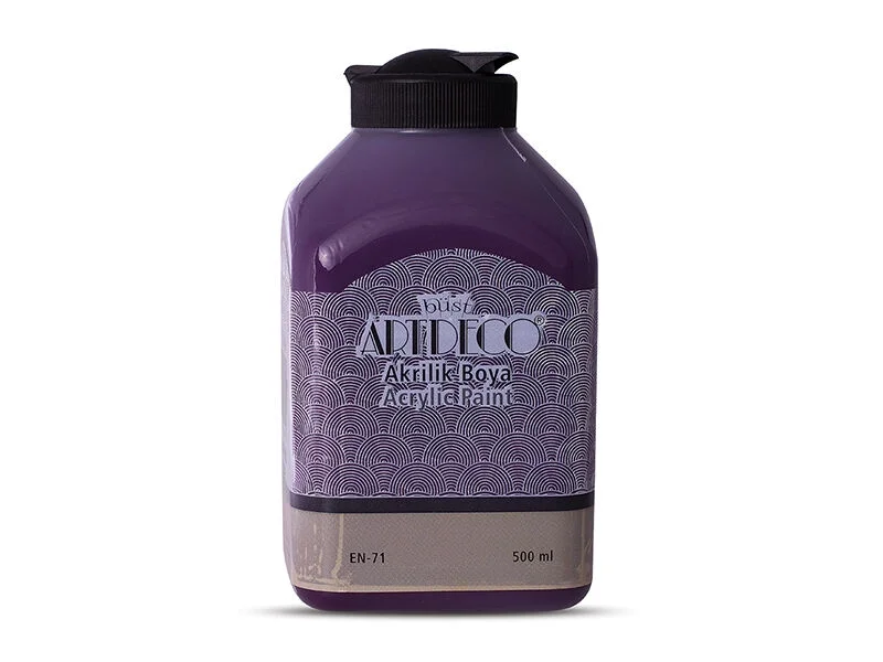 Artdeco Akrilik Boya 500 ml. 3049 PATLICAN MORU